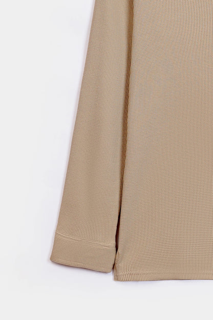 Waffle Knit Polo - Cougar Clothing