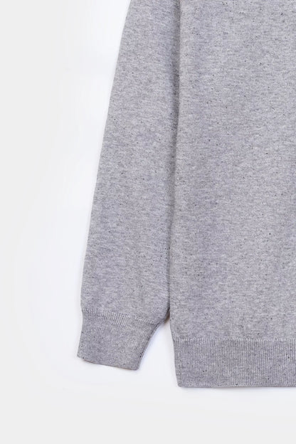 Textured Polo Sweater - Cougar Clothing