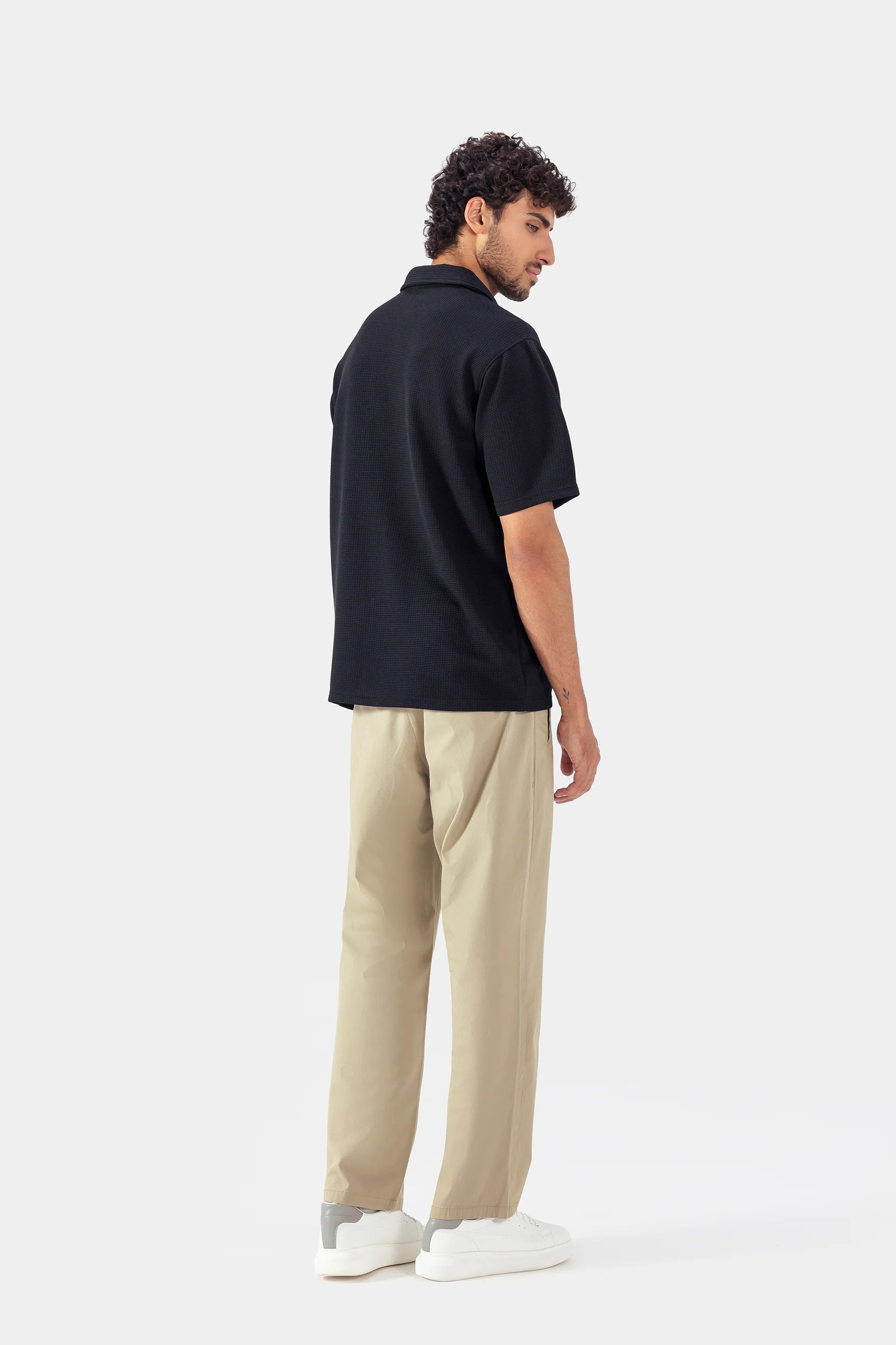 Waffle Knit Shirt - Cougar Clothing