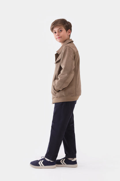 Faux Suede Jacket - Cougar Clothing