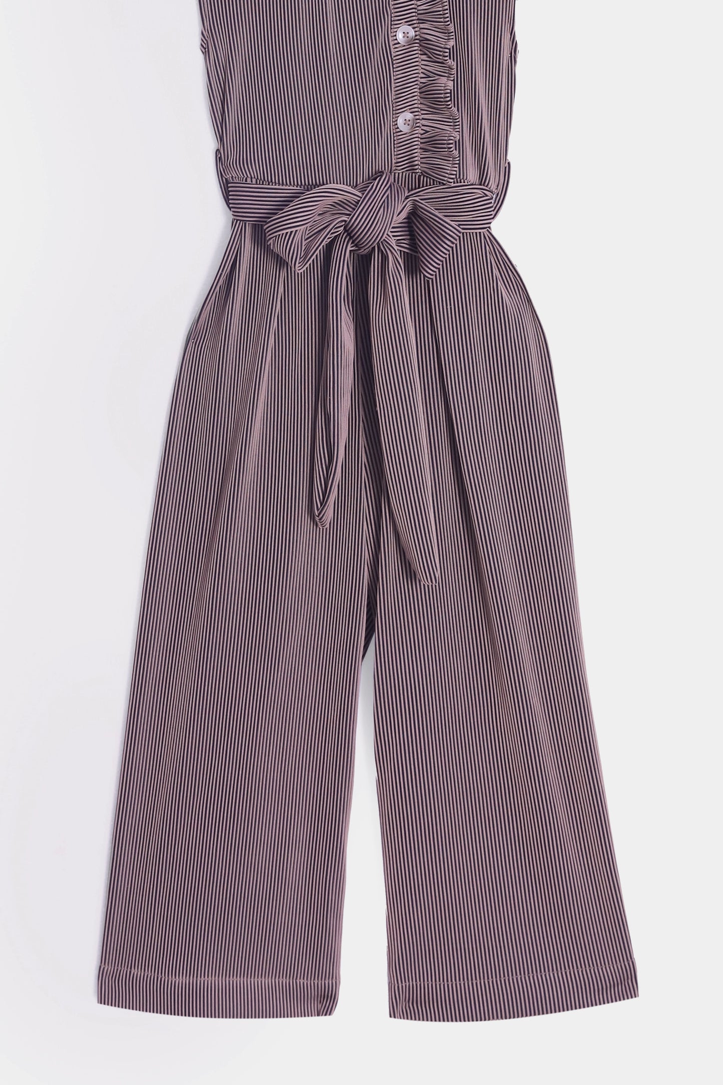Stripe Texture Jumpsuit - Cougar Clothing