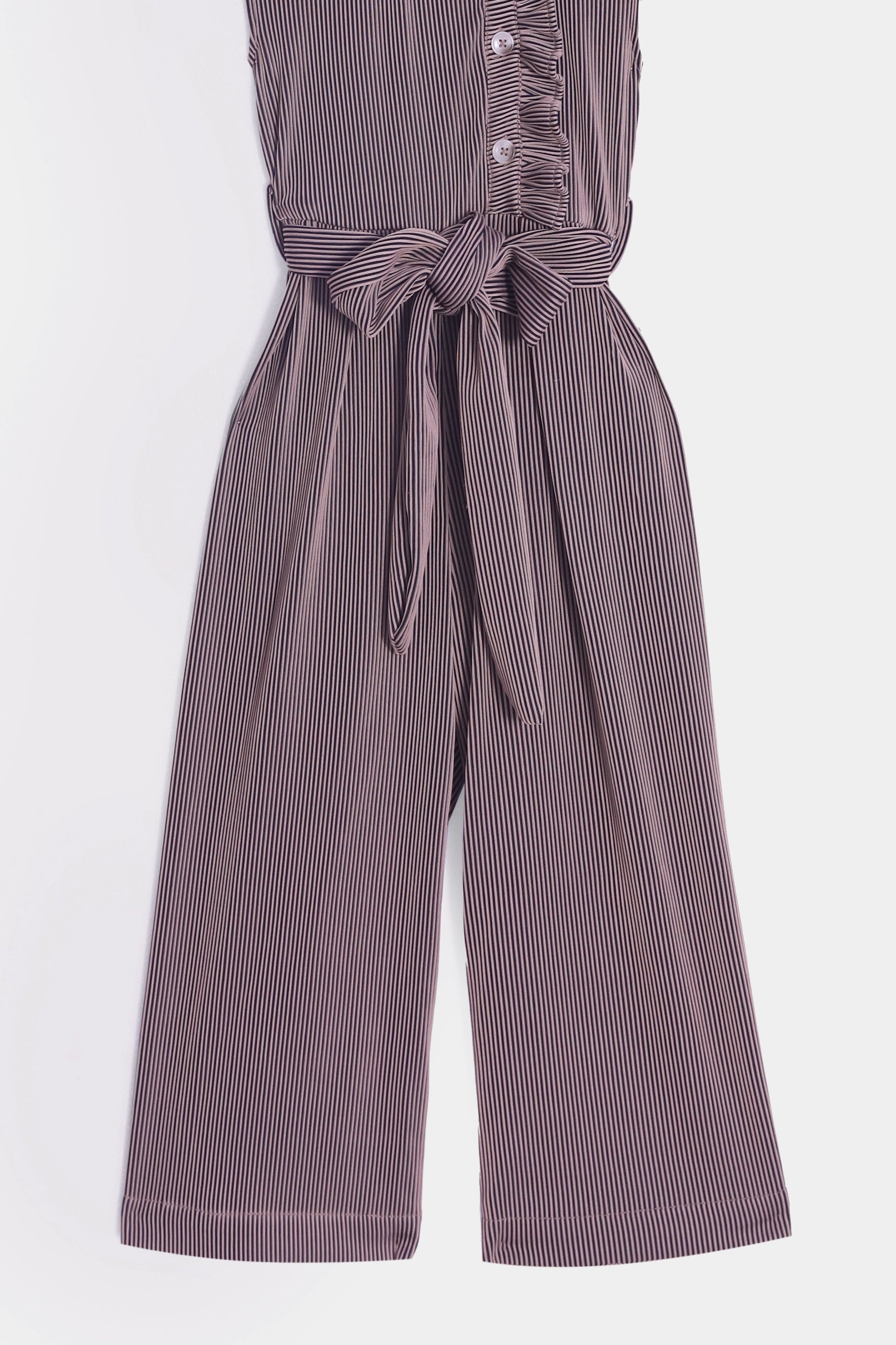 Stripe Texture Jumpsuit - Cougar Clothing