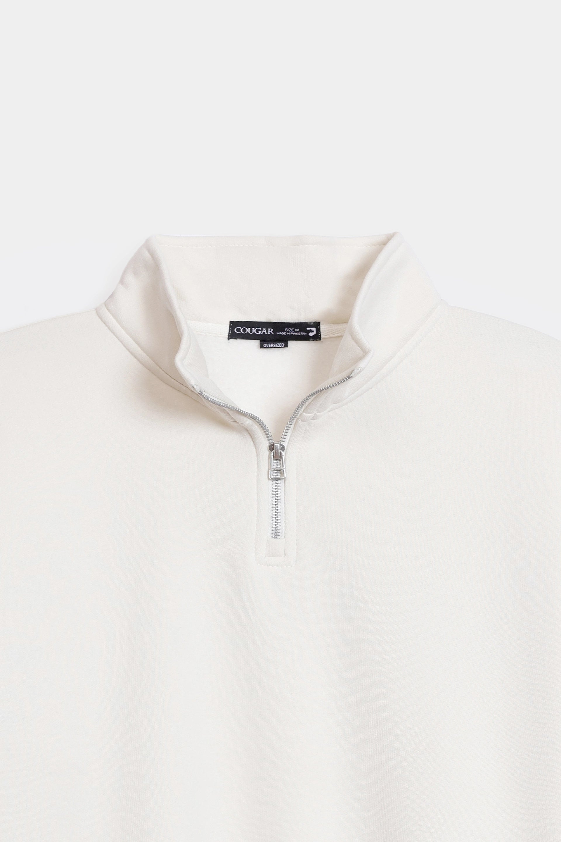 Oversized Quarter Zip Pullover - Cougar Clothing
