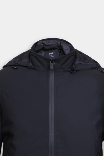 Jacket With Removable Hood - Cougar Clothing