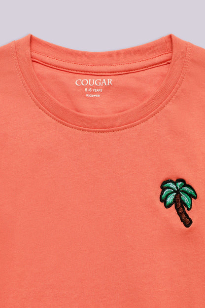 Minimal Embroidered T-Shirt - Cougar Clothing