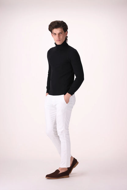 Extra Fine Roll Neck Sweater - Cougar Clothing