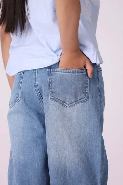Marine Straight Fit Printed Jeans - Cougar Clothing