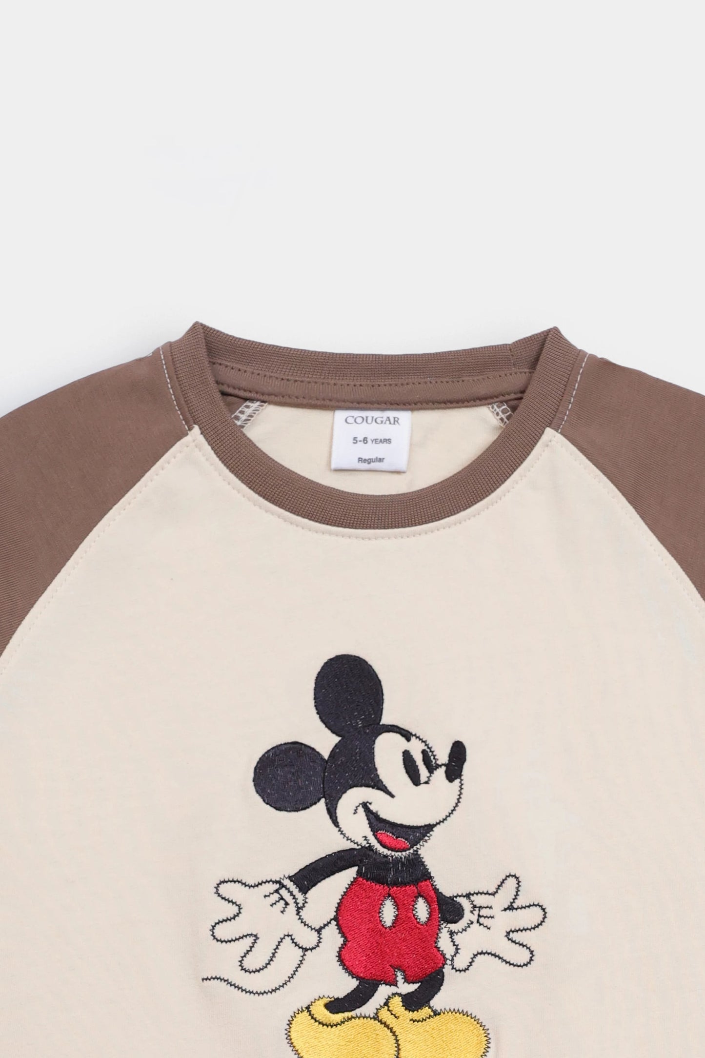 Character Print Raglan Sweatshirt - Cougar Clothing