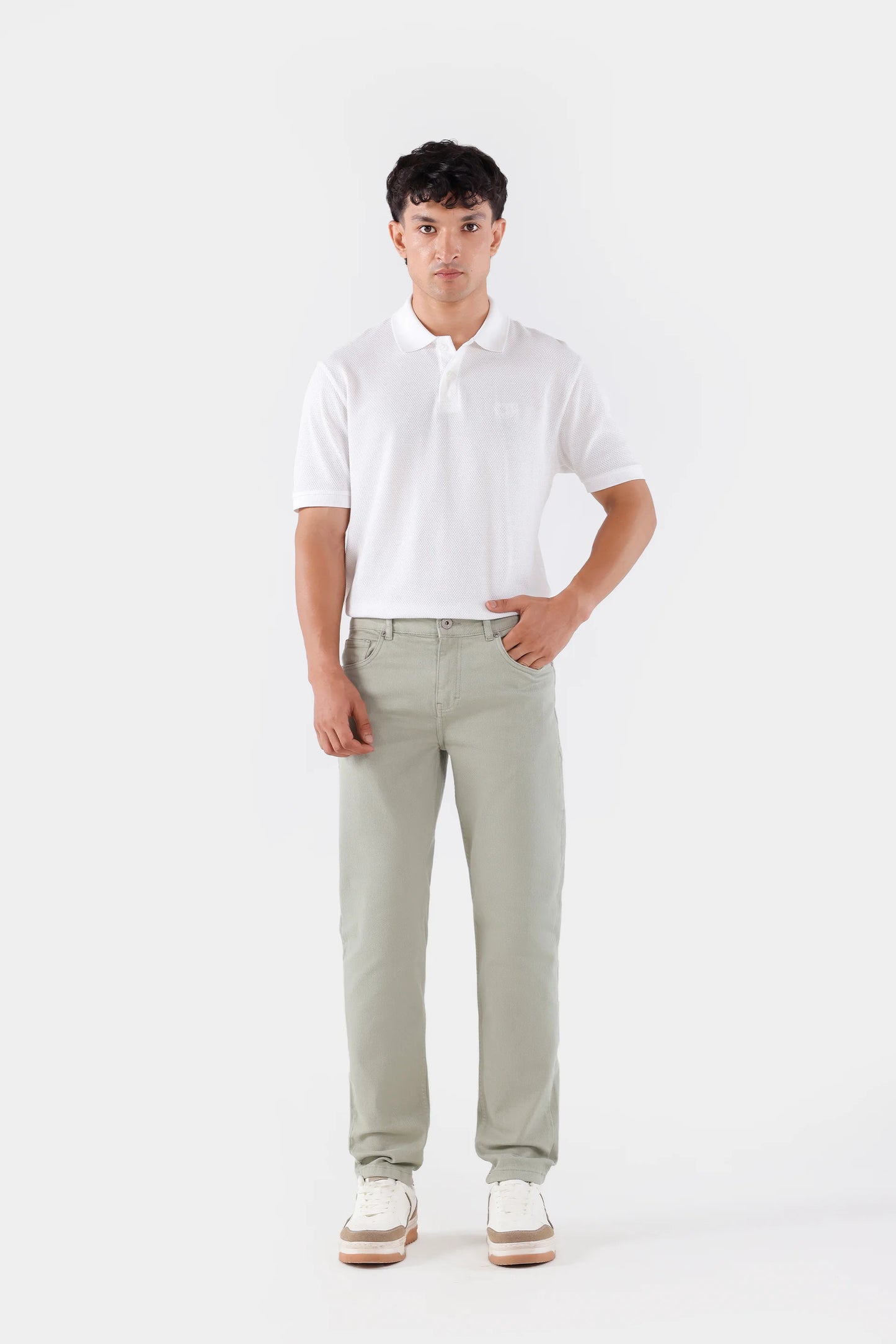 Slim Fit 5 Pocket Pants - Cougar Clothing