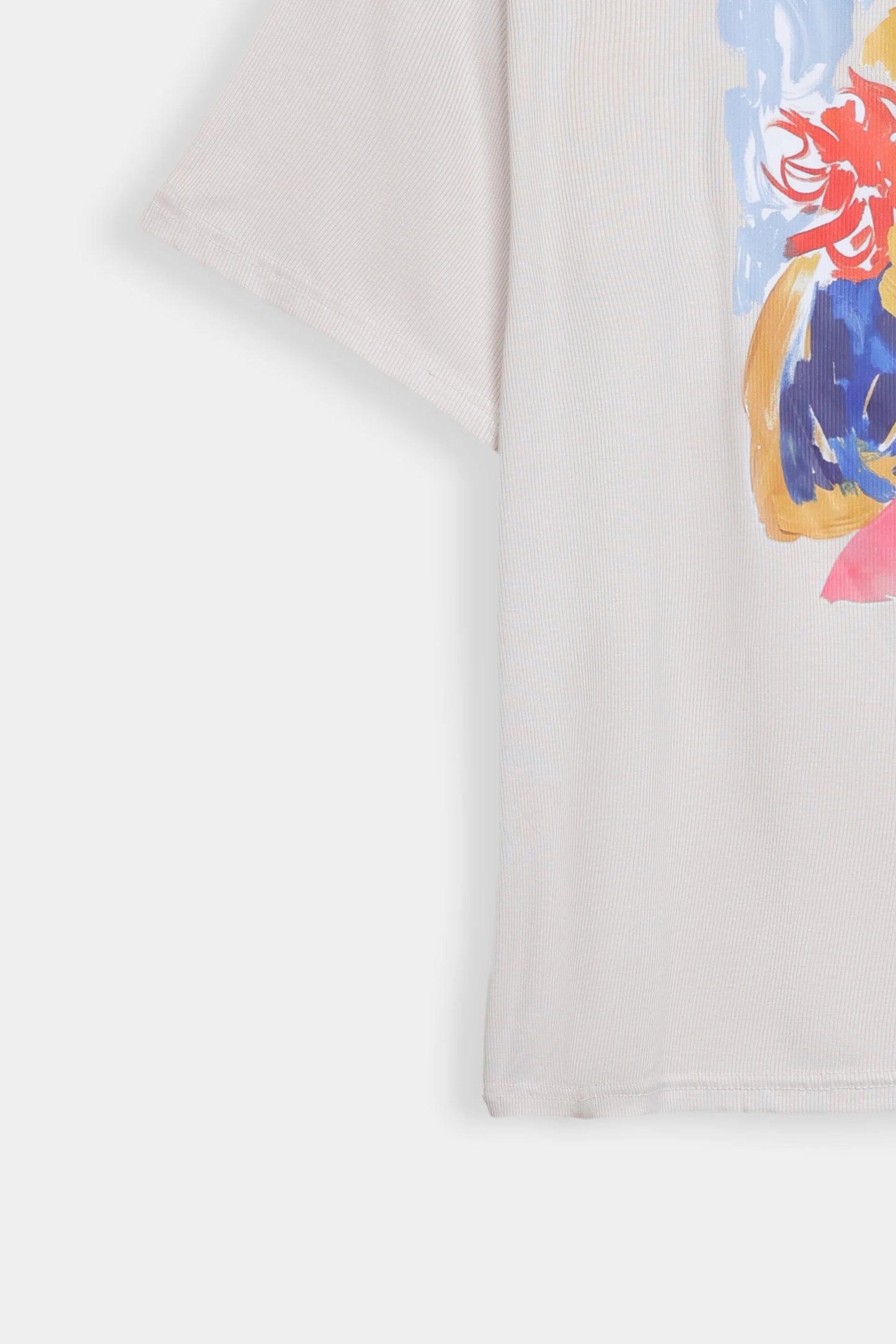 Ribbed Graphic T-Shirt - Cougar Clothing