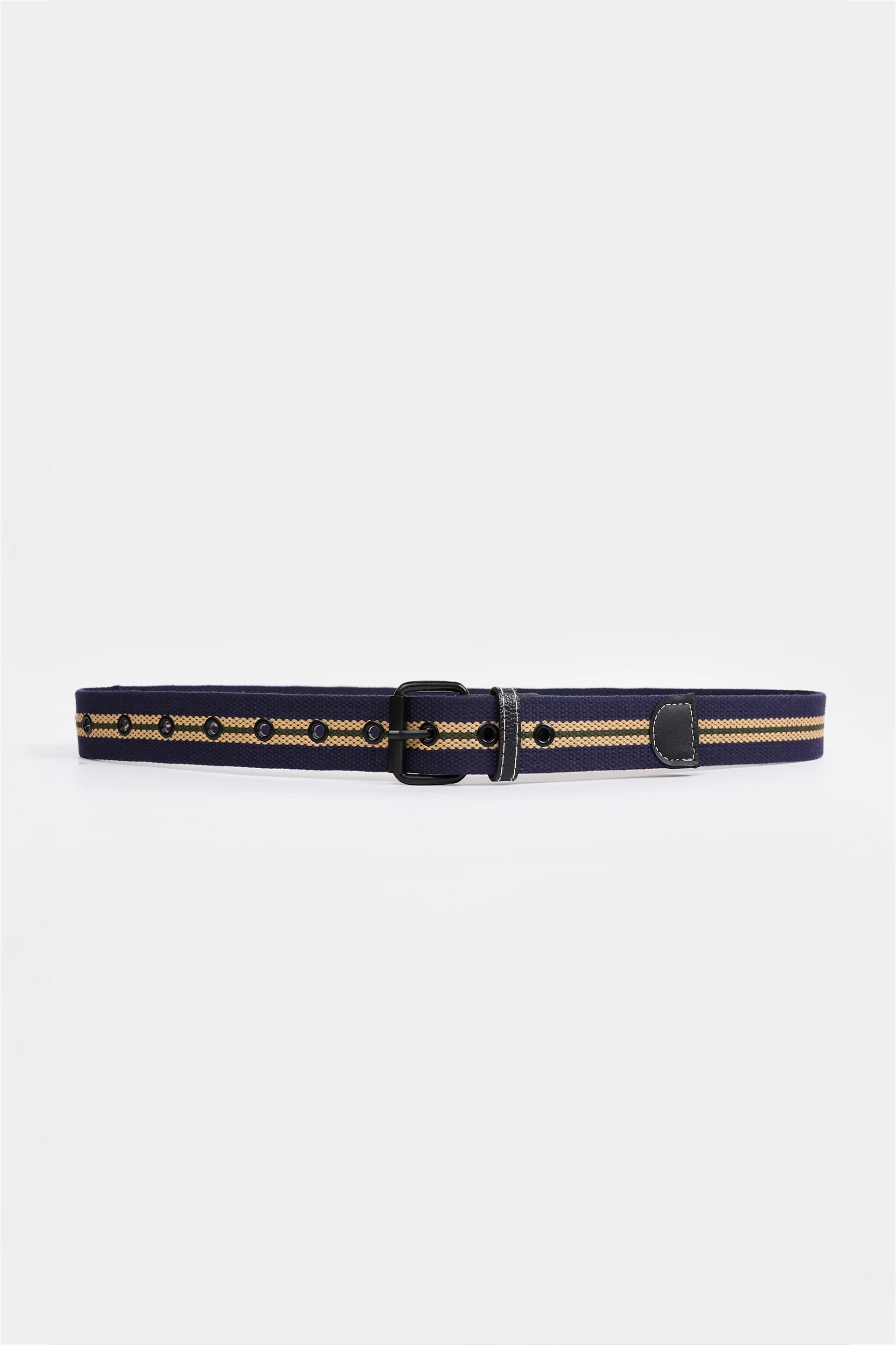 Double Striped Canvas Belt - Cougar Clothing