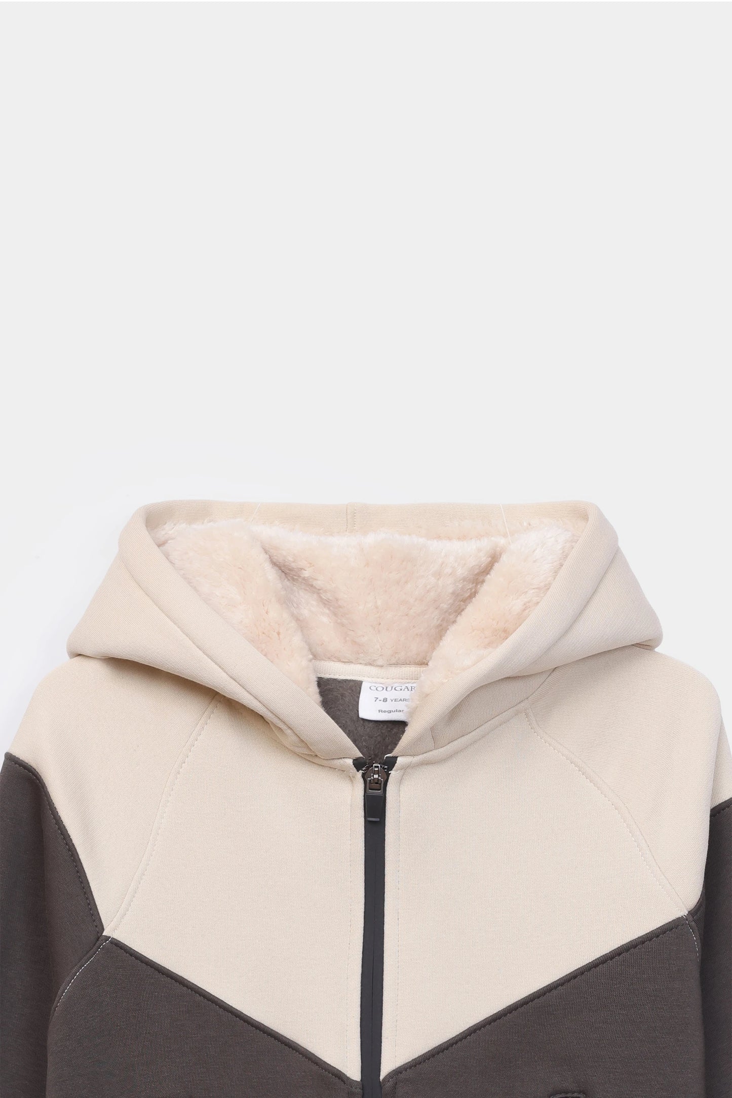Color Block Zipper Hoodie - Cougar Clothing