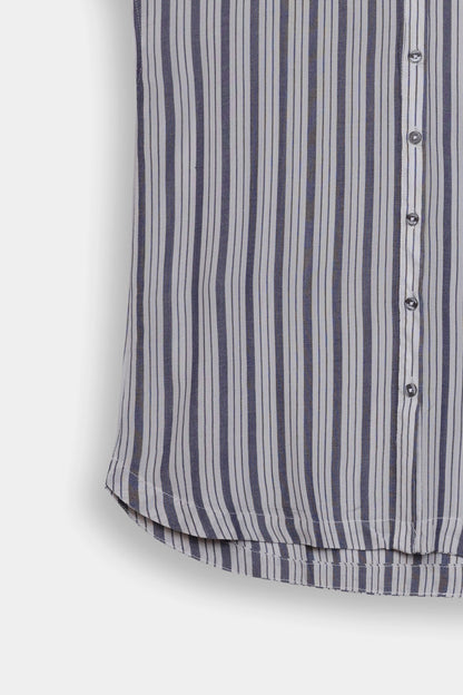 Yarn-Dyed Striped Top - Cougar Clothing