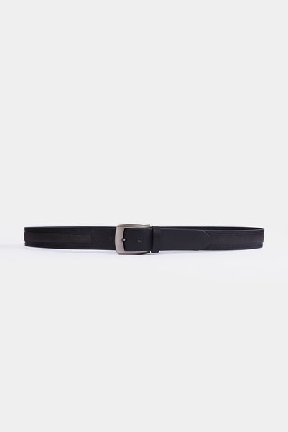 Tonal Stitched Leather Belt - Cougar Clothing