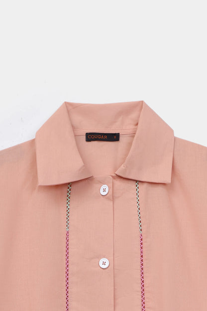 Lace-Trimmed Shirt - Cougar Clothing