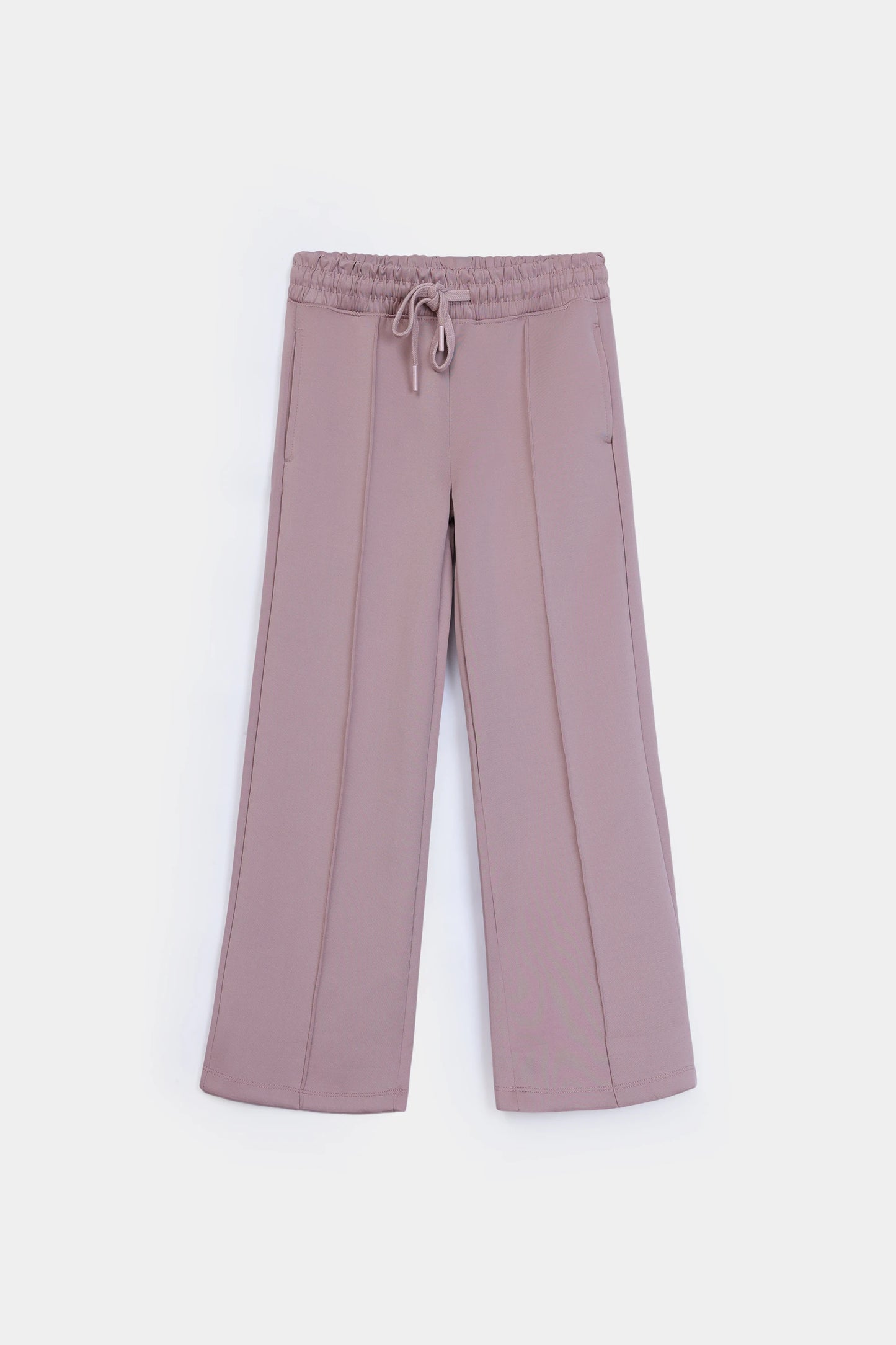 Drawstring Pleated Trousers