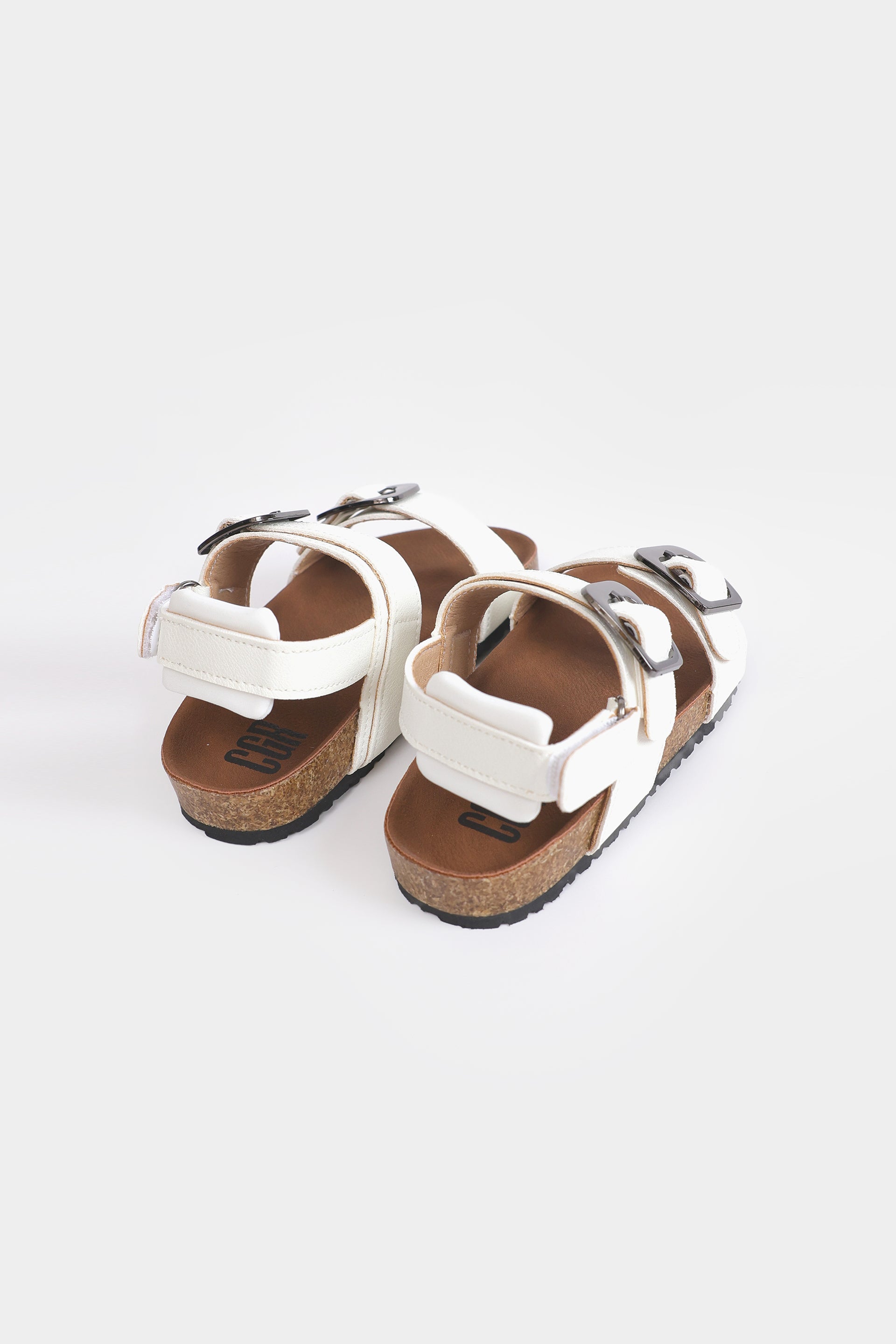 Buckle-Strapped Sandals - Cougar Clothing