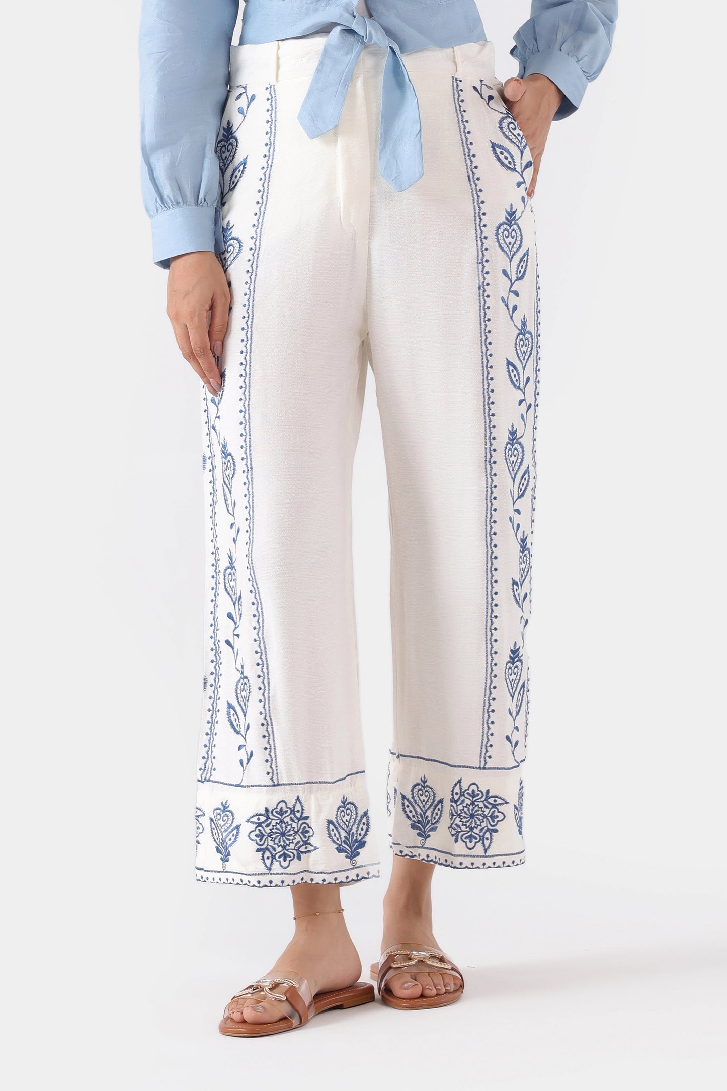 Embroidered Culottes - Cougar Clothing