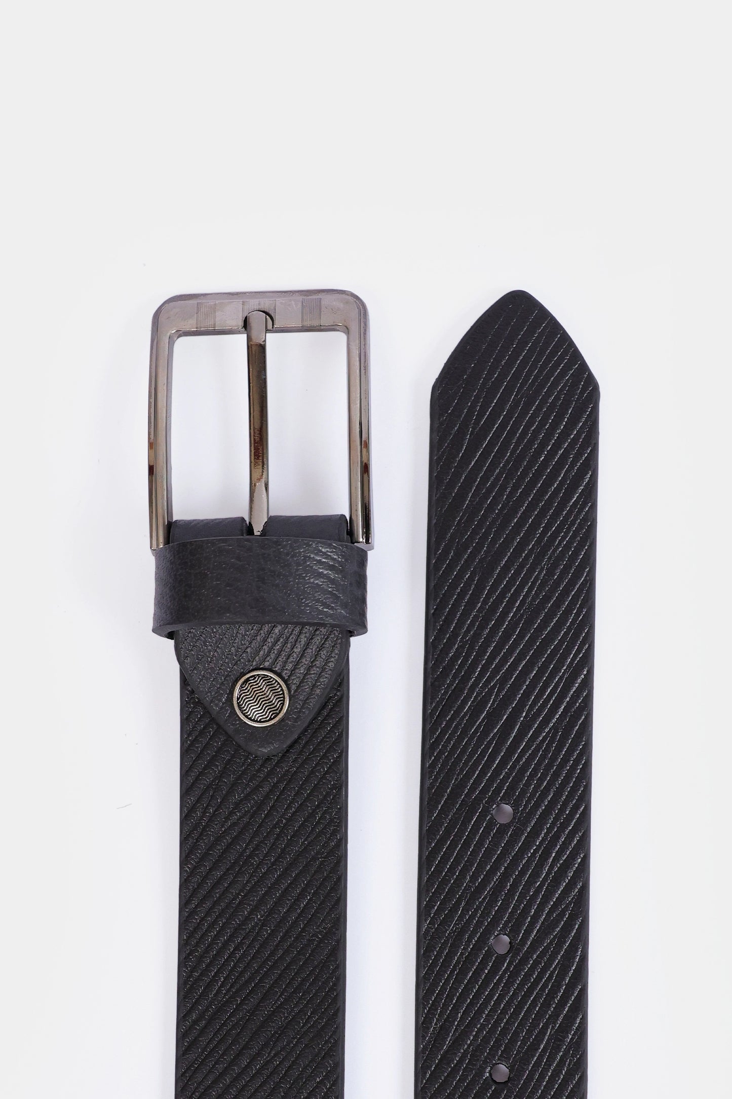 Textured Leather Belt - Cougar Clothing