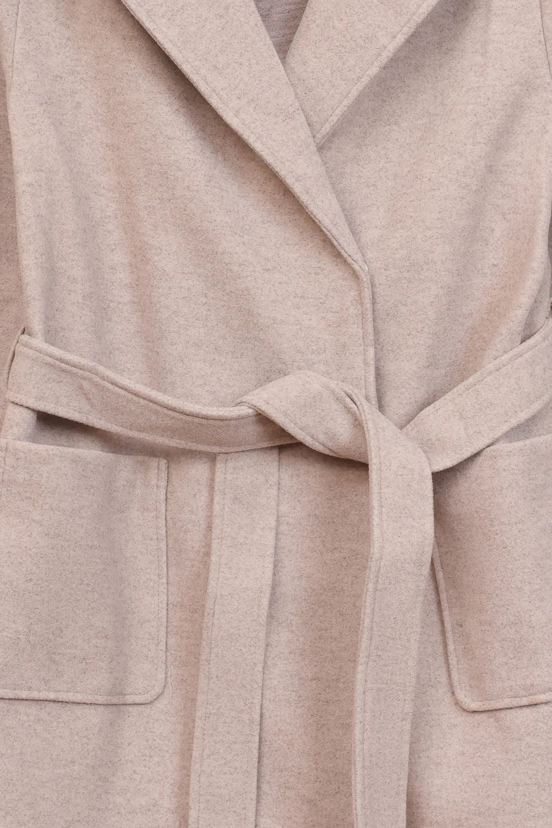 Hooded Belted Coat - Cougar Clothing