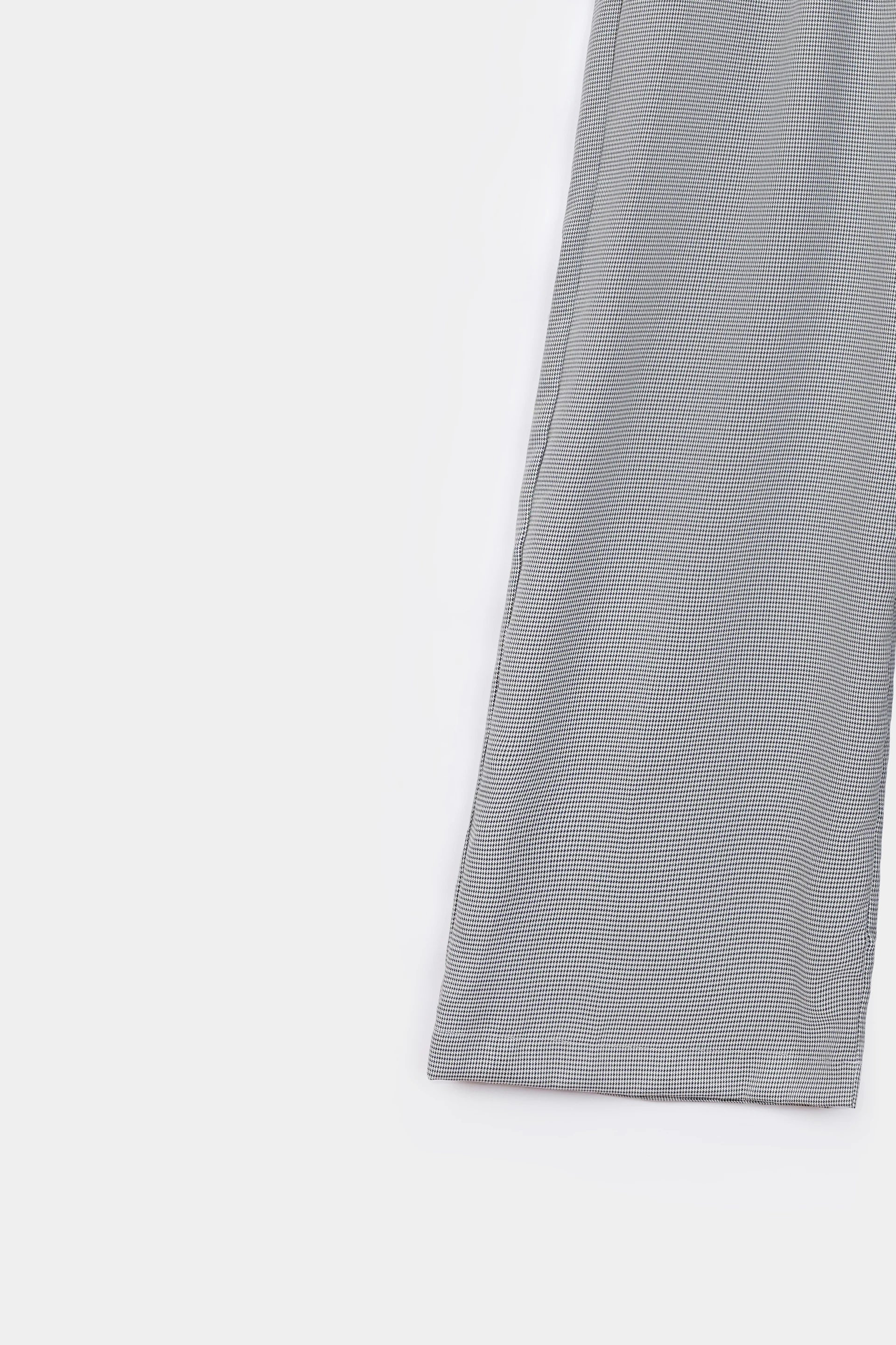 Wool-Mix Houndstooth Trousers - Cougar Clothing
