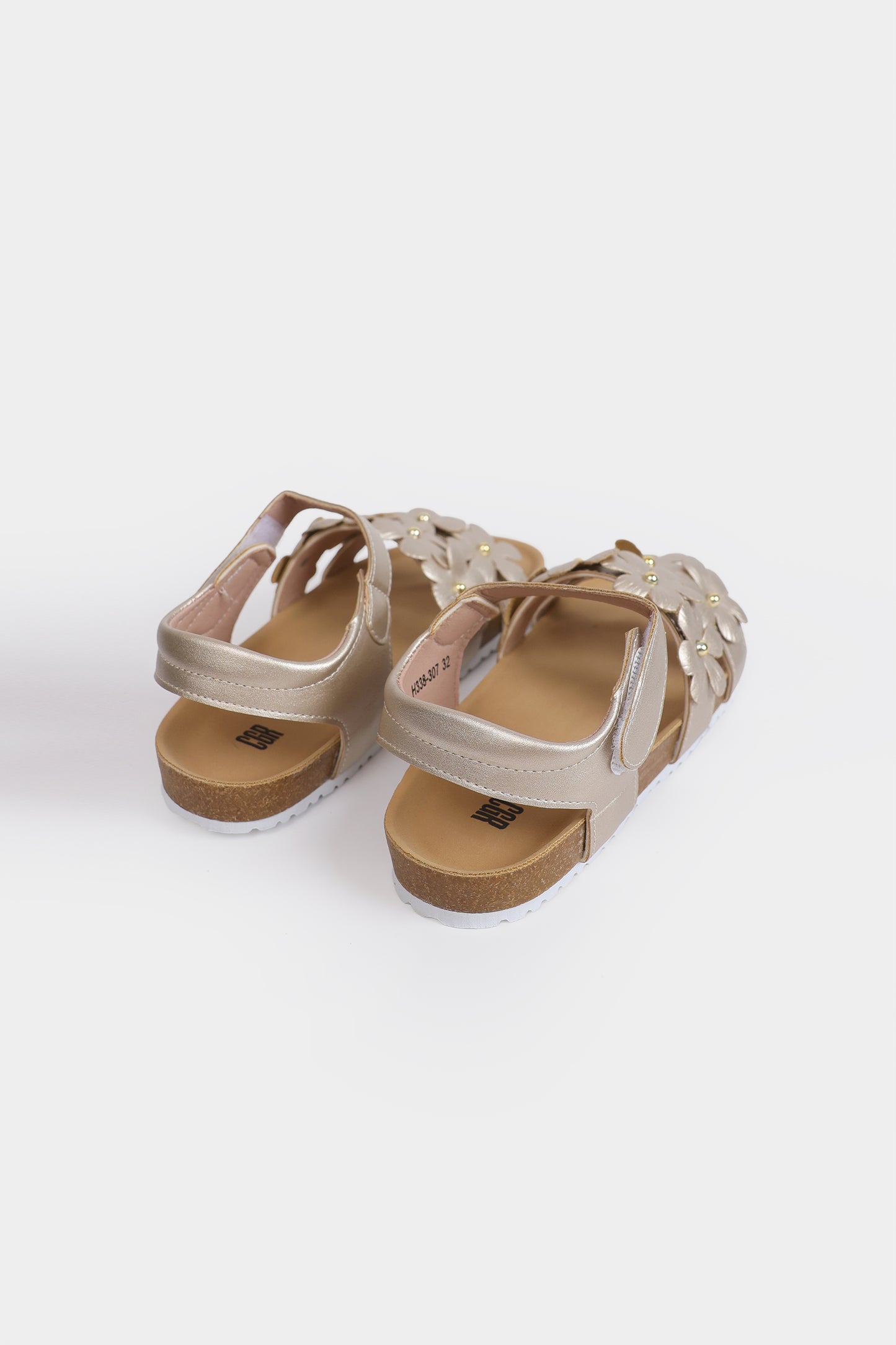 Floral Embellished Sandals - Cougar Clothing