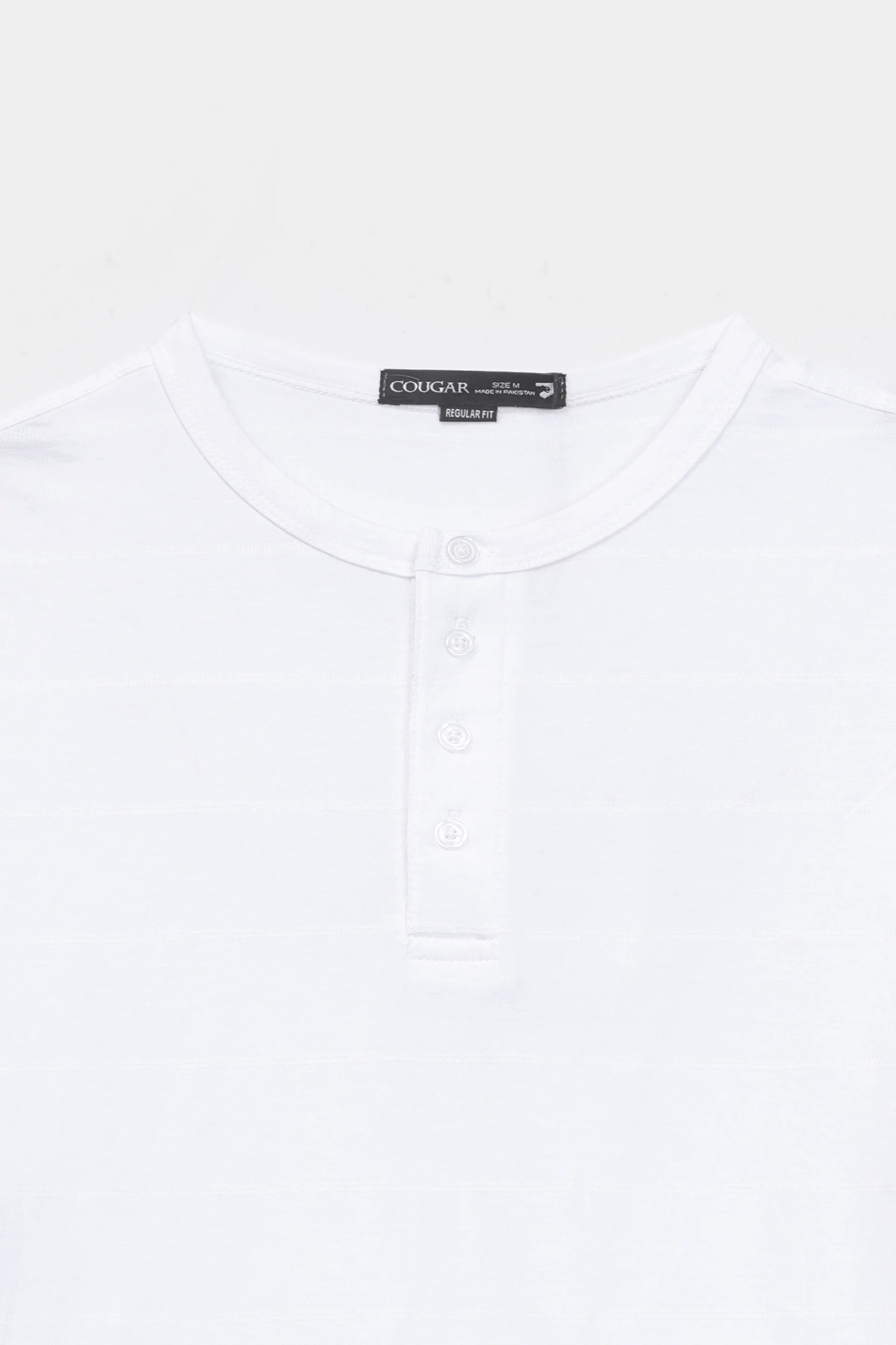 Jacquard Jersey Henley - Cougar Clothing
