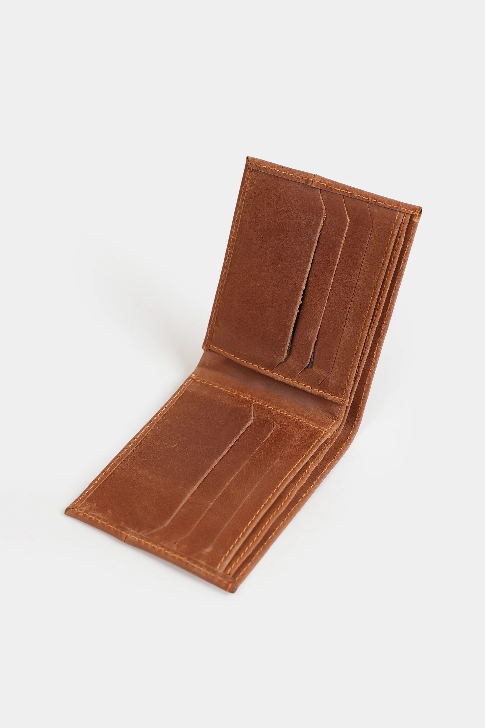 Tan Leather Wallet - Cougar Clothing