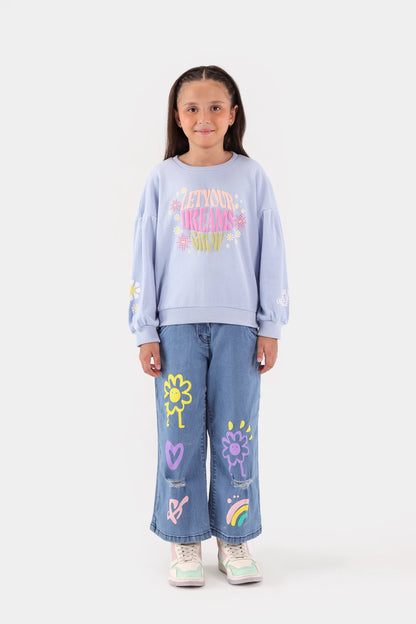 Puff Print Sweatshirt - Cougar Clothing