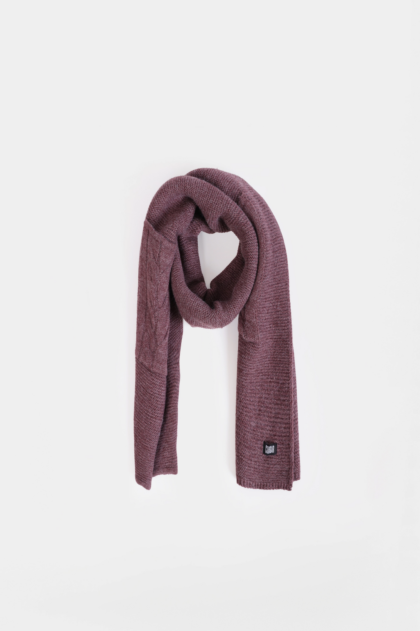 Patch Pocket Knit Scarf