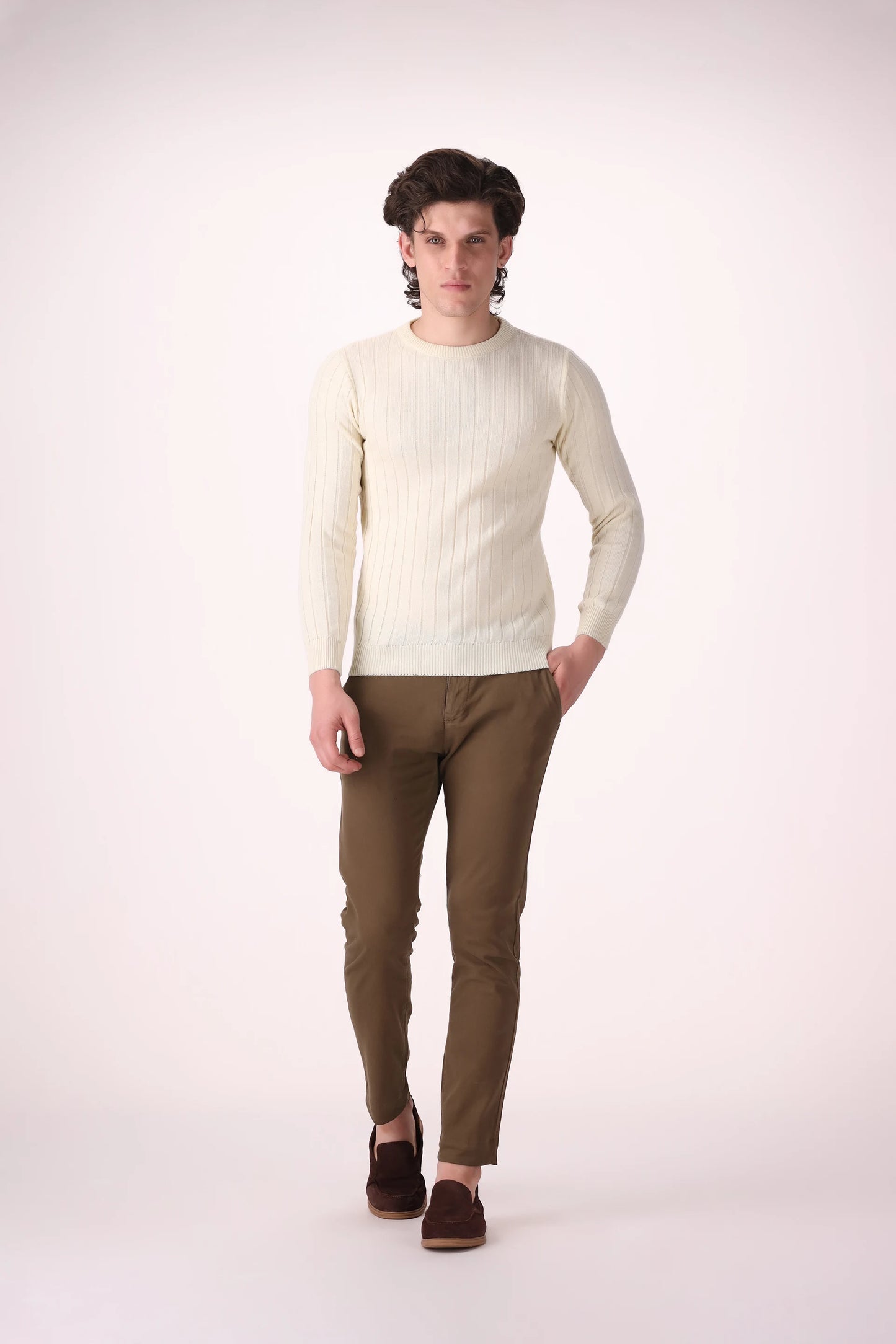 Rib Knit Sweater - Cougar Clothing