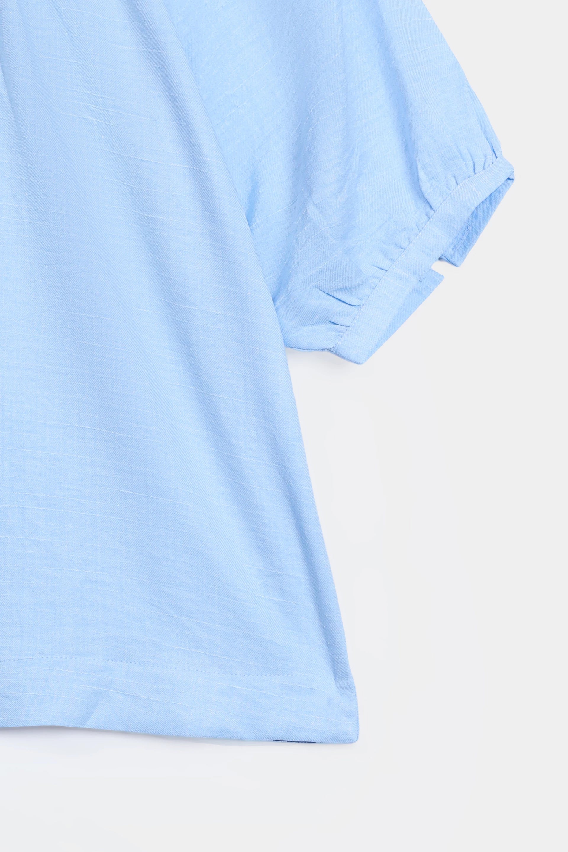 Top With Puff Sleeves - Cougar Clothing