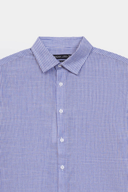 Cotton Striped Shirt - Cougar Clothing