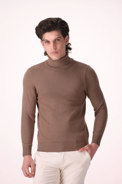 Extra Fine Roll Neck Sweater - Cougar Clothing