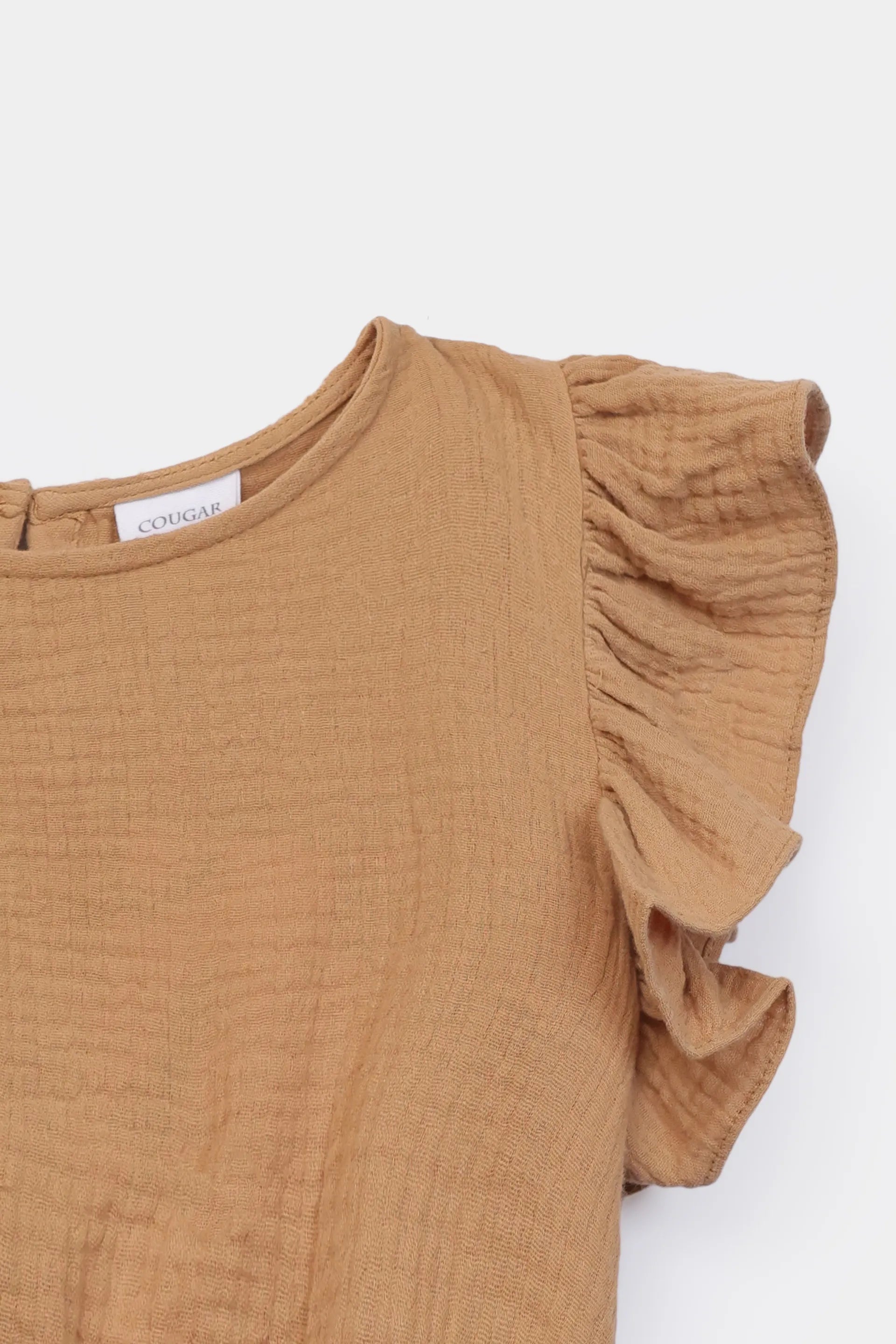 Double Muslin Frilled Blouse - Cougar Clothing