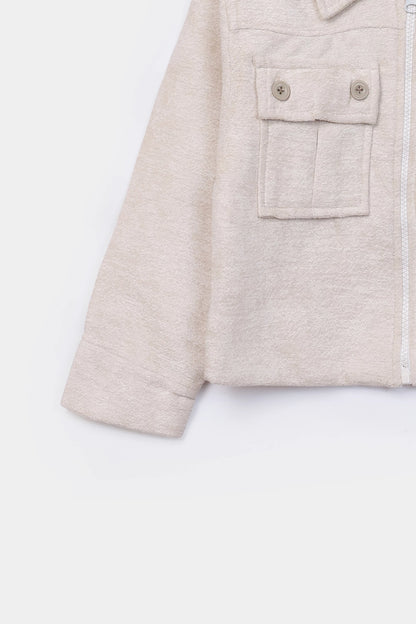 Zippered Corduroy Jacket - Cougar Clothing