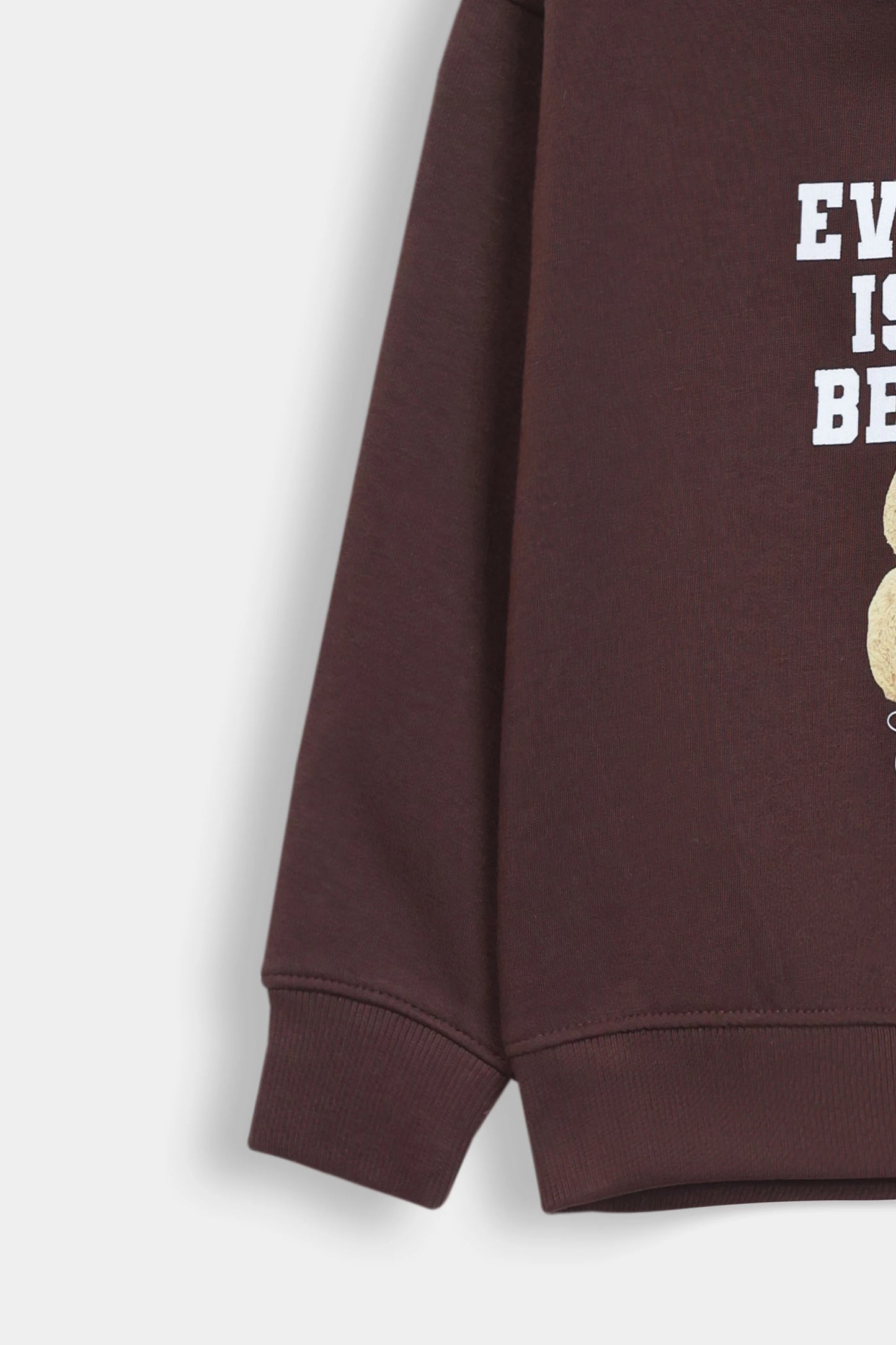 Bear Print Graphic Pullover - Cougar Clothing