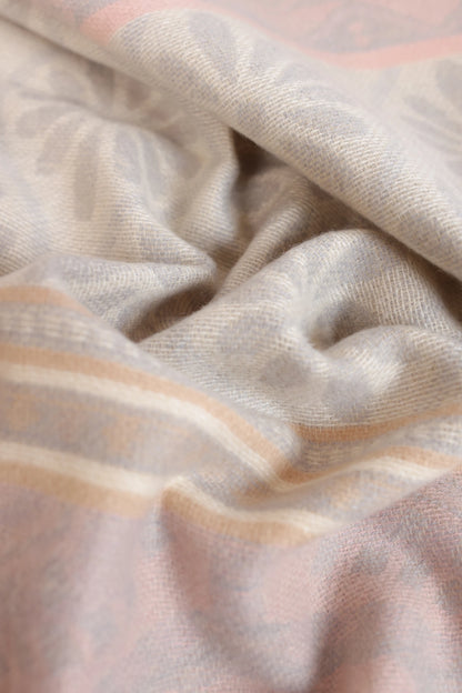 Floral Pattern Knit Shawl - Cougar Clothing