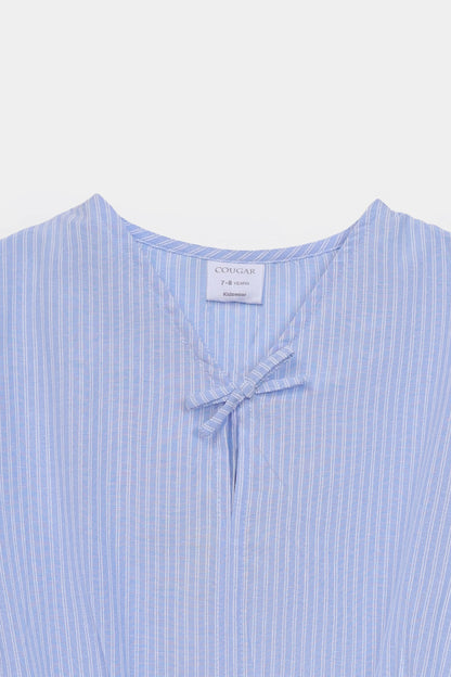 Yarn-Dyed Pin Striped Top - Cougar Clothing