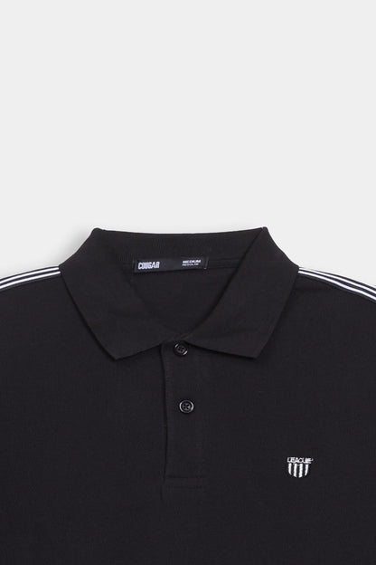 Shoulder Striped Polo - Cougar Clothing