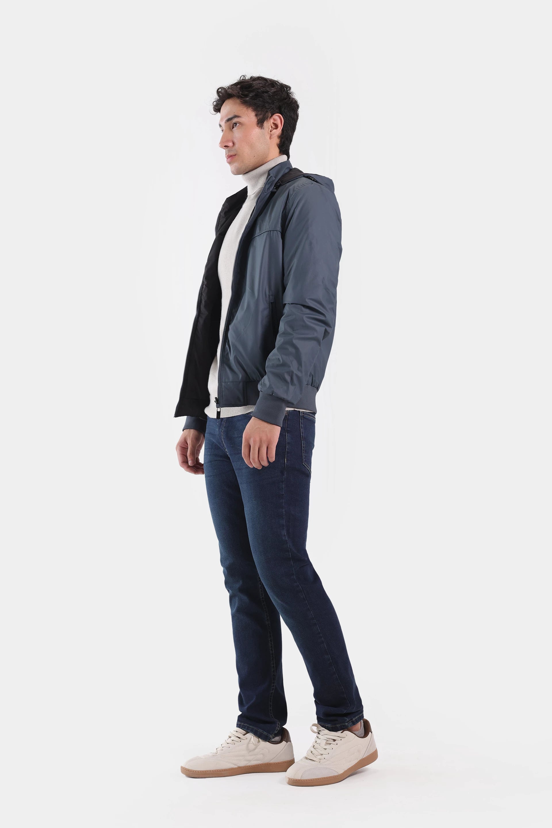 Hooded Double Sided Jacket - Cougar Clothing