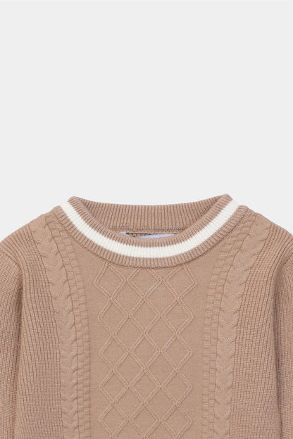 Cable Knit Sweater - Cougar Clothing
