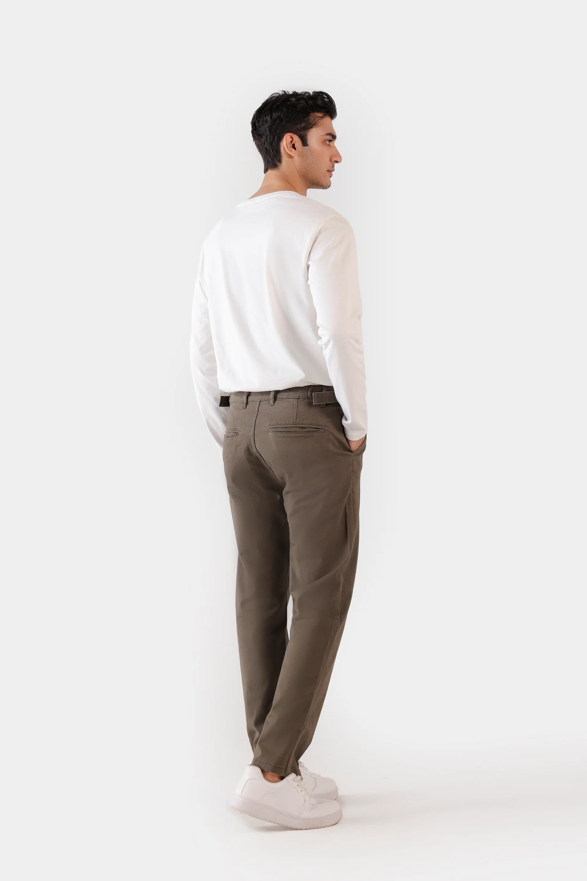 Adjustable Straight Chino Pants - Cougar Clothing