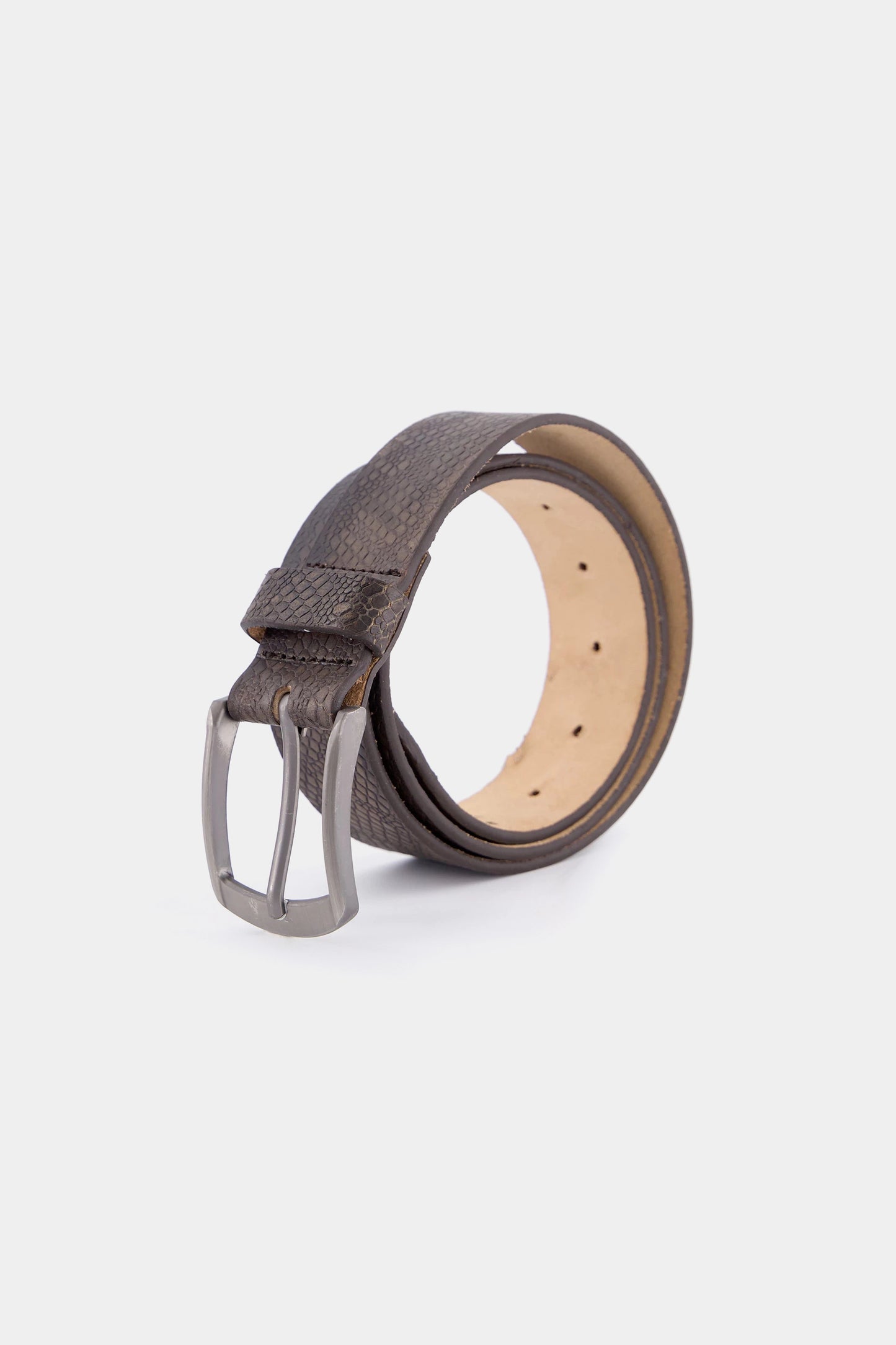 Textured Leather Belt - Cougar Clothing