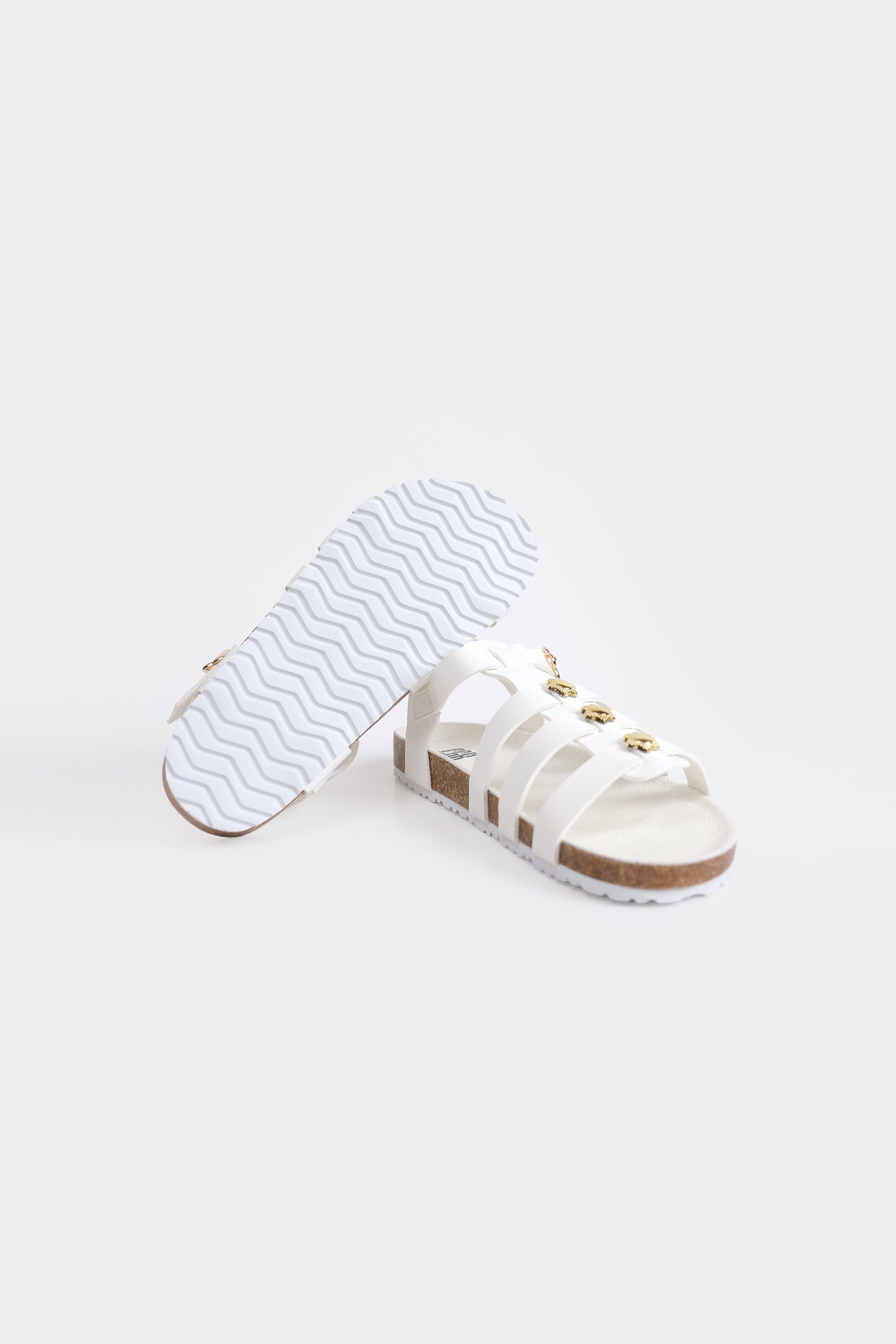 Studded Strappy Sandals - Cougar Clothing