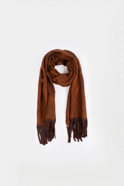 Textured Knitted Shawl - Cougar Clothing