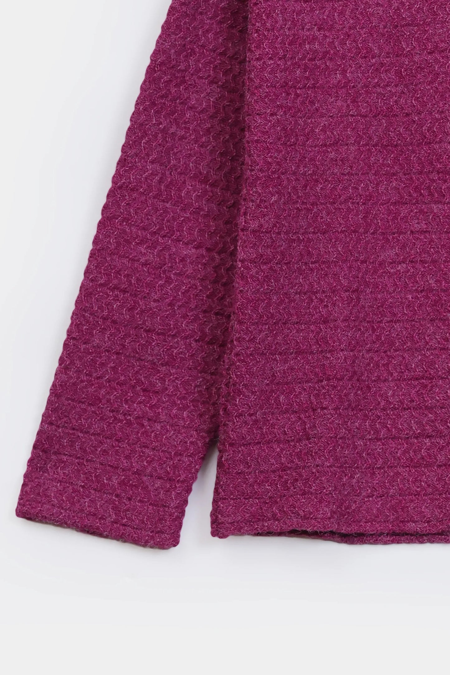 Textured Crew Neck Sweater - Cougar Clothing