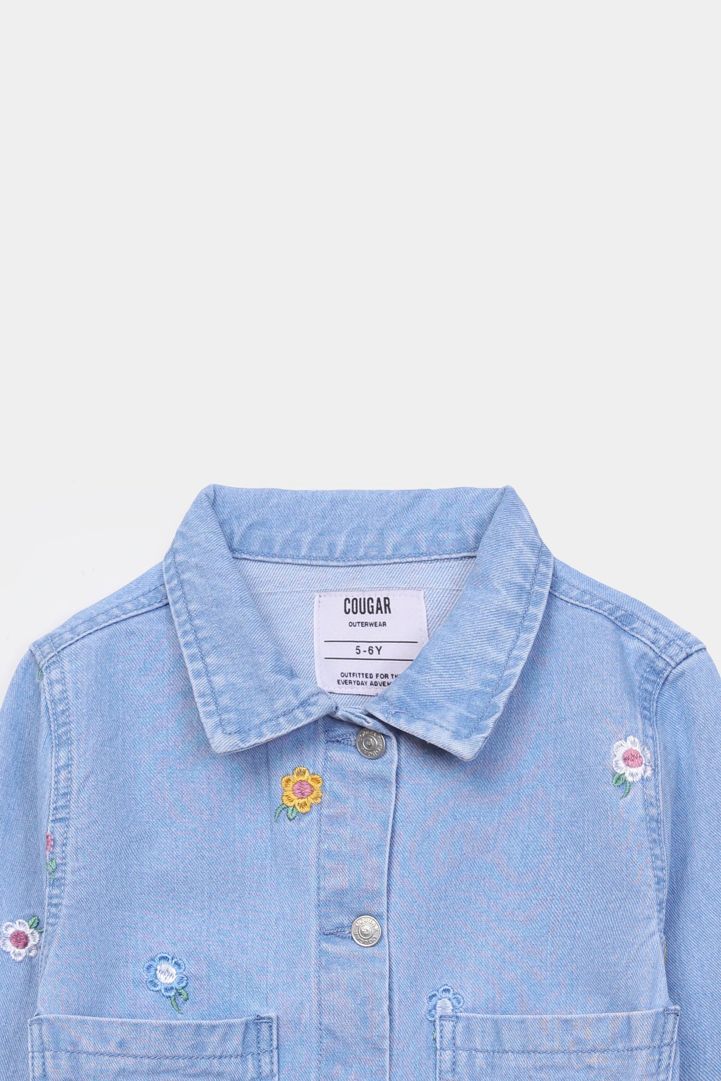 Embroidered Denim Jacket - Cougar Clothing