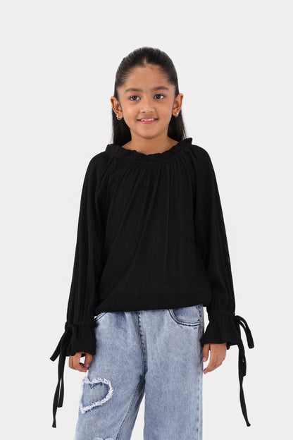 Textured Raglan Top - Cougar Clothing