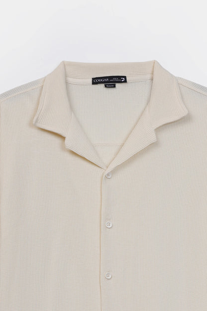 Relaxed Waffle Shirt - Cougar Clothing